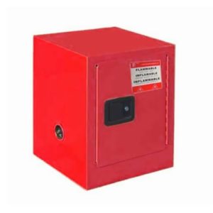 Red Color for Combustible Item Storage