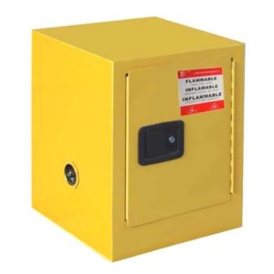 Color Yellow for Flammable Item Storage