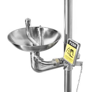 DAAO6610-J Compound Emergency Shower and Eye Wash Station with Foot Pedal