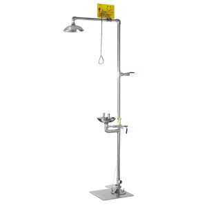 DAAO6615-A Compound Emergency Shower and Eye Wash Station Manual Emptying Antifreeze