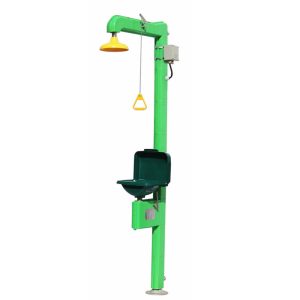 DAAO6615-EF-D Cable Heated  Freeze Protected Emergency Shower and Eye Wash Station