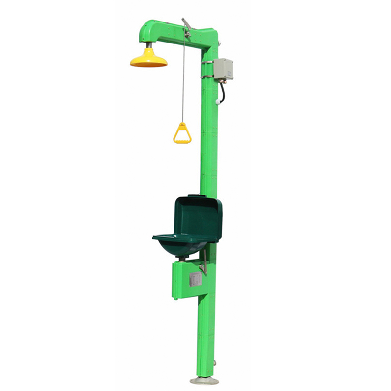 DAAO6615-EF-D Cable Heated Freeze Protected Emergency Shower and Eye Wash Station