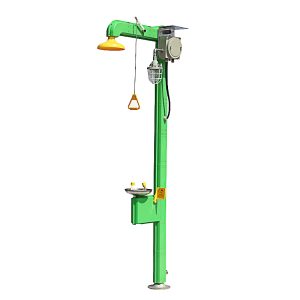 DAAO6615-EH-Z Cable Heated  Freeze Protected Emergency Shower and Eye Wash Station