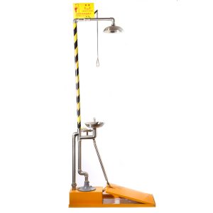 DAAO6615 Anti-freeze Emergency Shower and Eye Wash Station Auto Emptying Foot Pedal