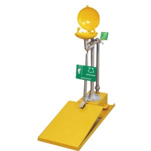 DAAO6625-X Anti-freeze Emergency Eye Wash Station  Auto Emptying Foot Pedal