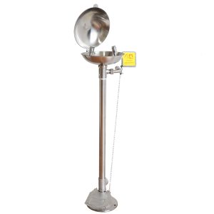 DAAO6620-X Pedestal Stainless steel Emergency Eye Wash Station with Cover Lid