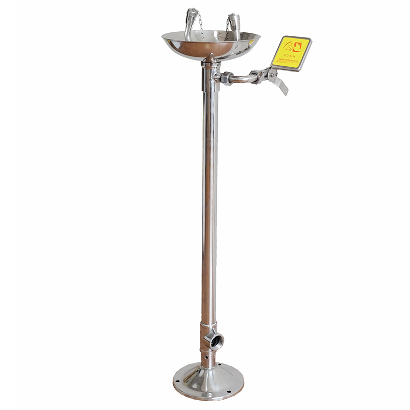 DAAO6620 Pedestal Stainless steel Emergency Eye Wash Station with