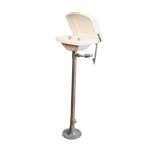 DAAO6620-D  Pedestal Stainless steel Emergency Eye Wash Station with Cover Lid