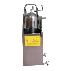 DAAOBX-12 Stainless Steel Portable Emergency Eye Wash Station Self Pressure with Waste Water Collection