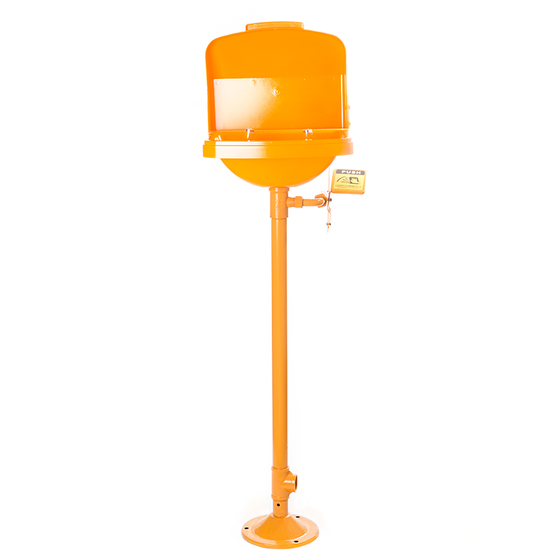 DAAO6623-D Pedestal Stainless steel Emergency Eye Wash Station with ABS Coating & Cover Lid - Image 2