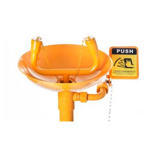 DAAO6623-J Pedestal Stainless steel Emergency Eye Wash Station with ABS Coating & Foot Pedal