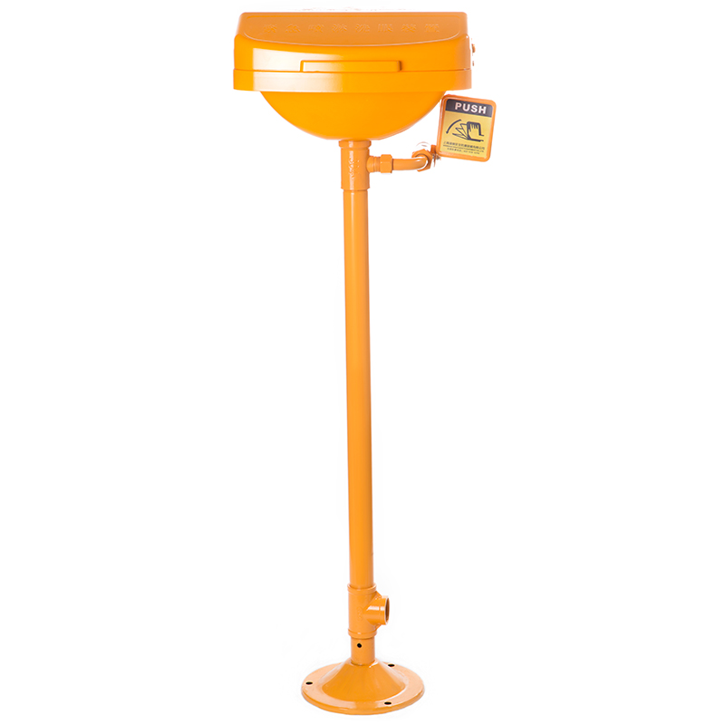 DAAO6623-D Pedestal Stainless steel Emergency Eye Wash Station with ABS Coating & Cover Lid - Image 3