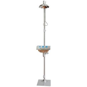 6610-D (SS) Compound Emergency Shower and Eye Wash Station with Eyewash Bowl Lid(Stainless steel)